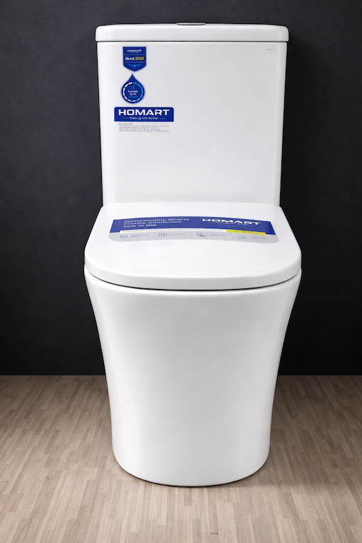 e8ab8f88-1bb4-40cf-95e4-b6b463ac3139 Homart Luxury One-Piece Ceramic Toilet (1218A) - Image 1