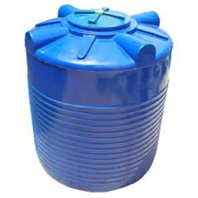 Blue water tank