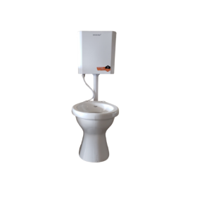 P-Trap Toilet + Top Flush Cistern (Plastic)