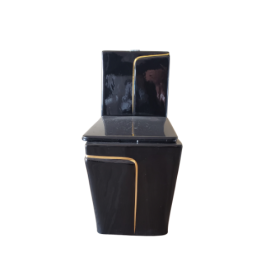 One Body Close Couple Toilet (Black)