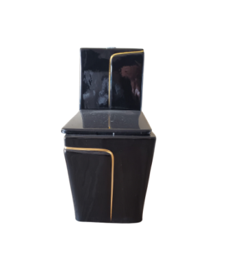 One Body Close Couple Toilet (Black)