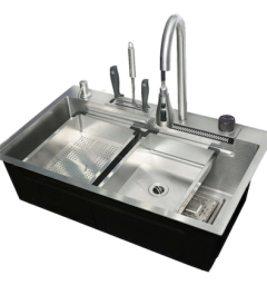 Smart Kitchen Sink Honey Comb – Satin