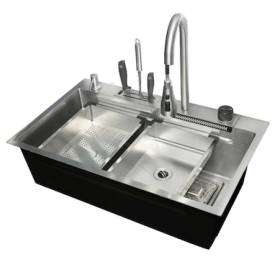 Smart Kitchen Sink Honey Comb – Satin