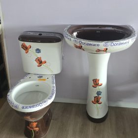 Doraware Close Couple Toilet Set