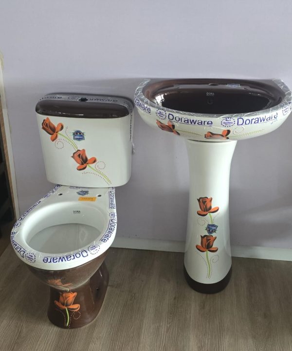 Doraware Close Couple Toilet Set