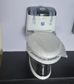 Doraware One Piece Toilet (Black & White)