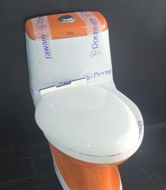Doraware One Piece Toilet (Orange & White)