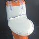 Doraware One Piece Toilet (Orange & White)