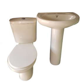 Close Couple Toilet Set- Synova (Cream)