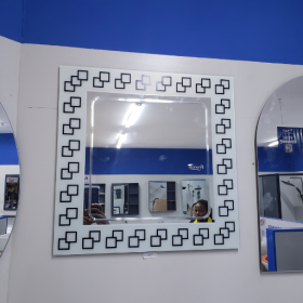 Square  Decor Mirror w/ Patterns (BM9003)