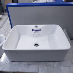 Counter Top Basin - Square White (WB026)