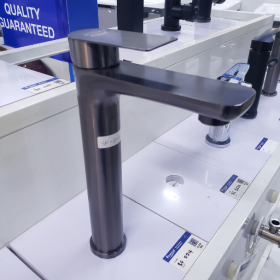 High Neck with Long Spout - Basin Mixer